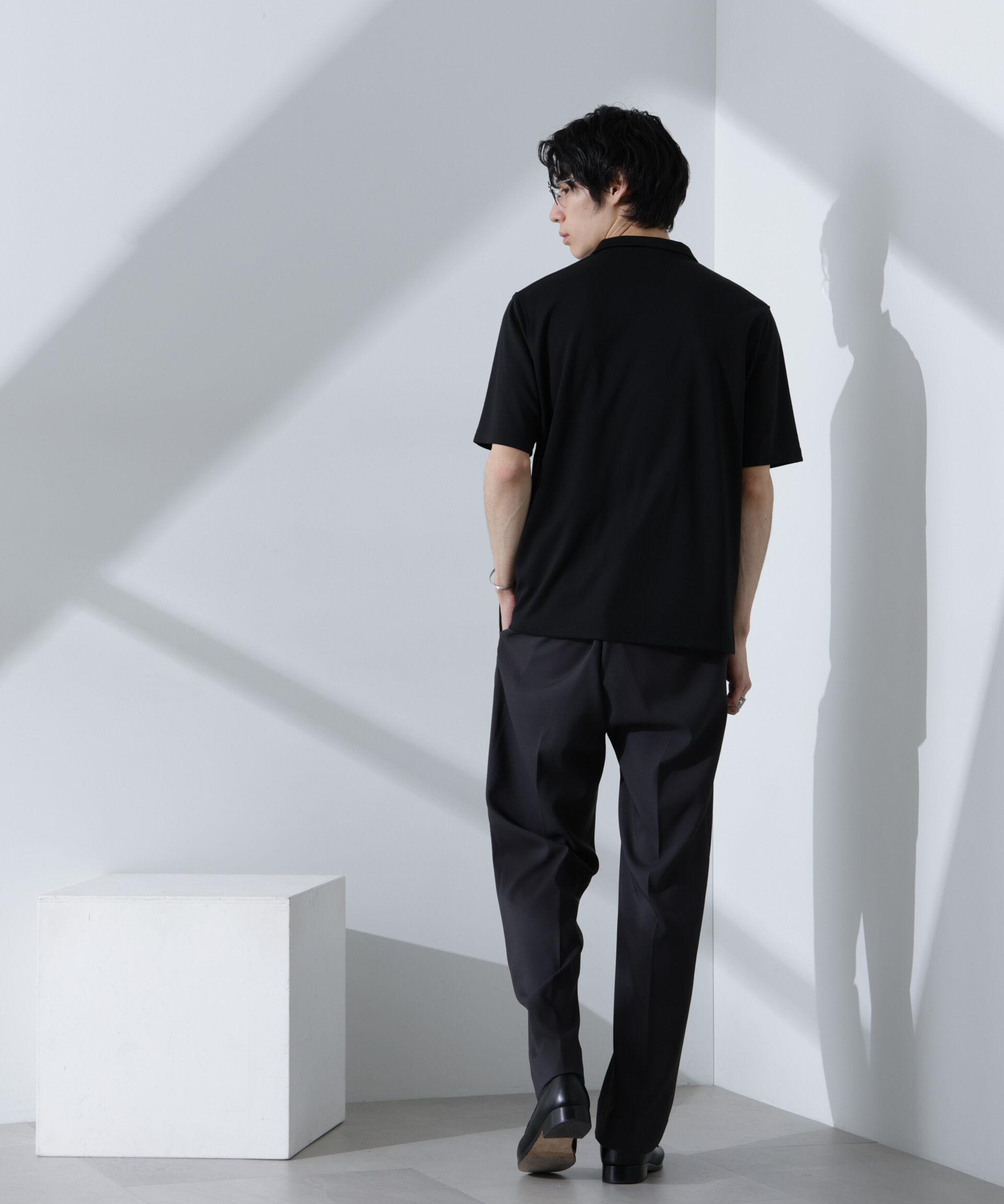 nano･universe「Pe/Ry鹿の子ポロシャツ 半袖」|Tシャツ・カットソー|