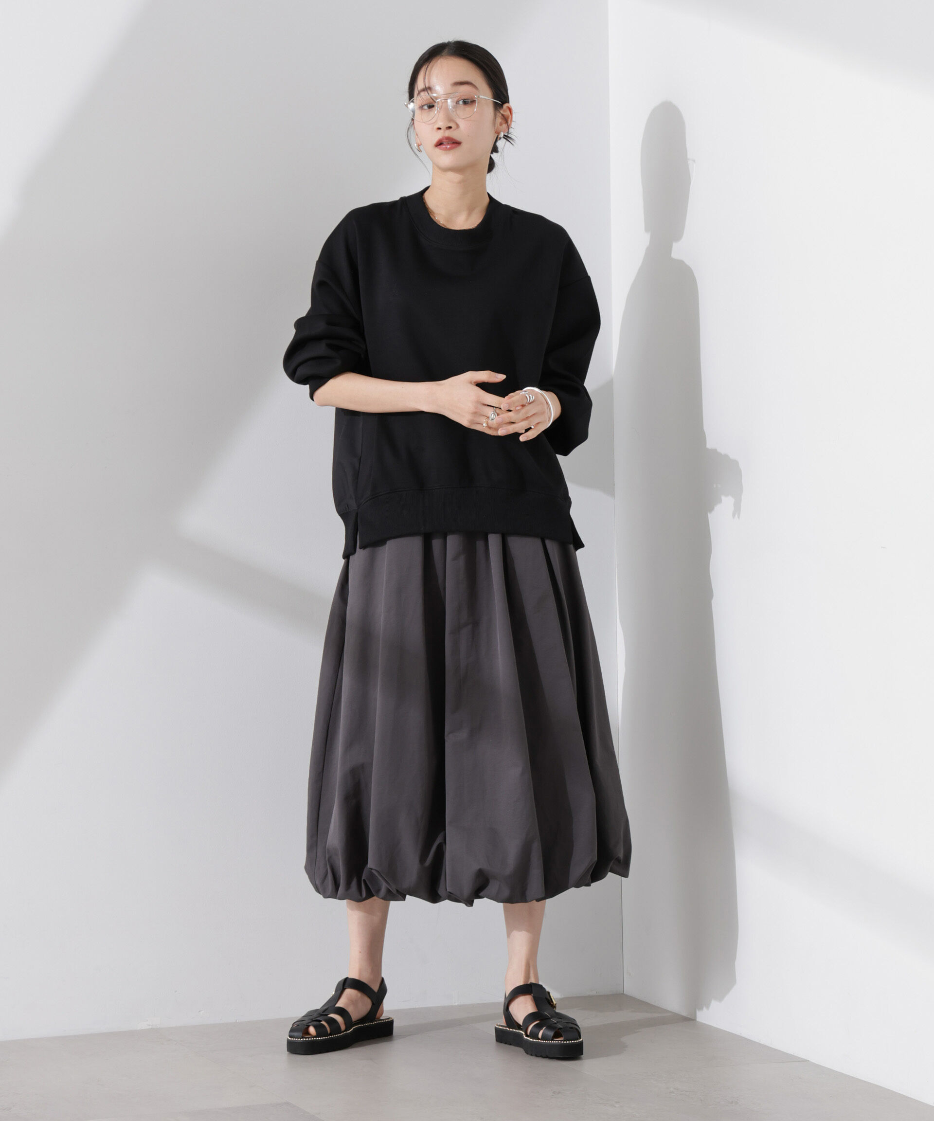 nano･universe「バルーンスカート」|スカート|