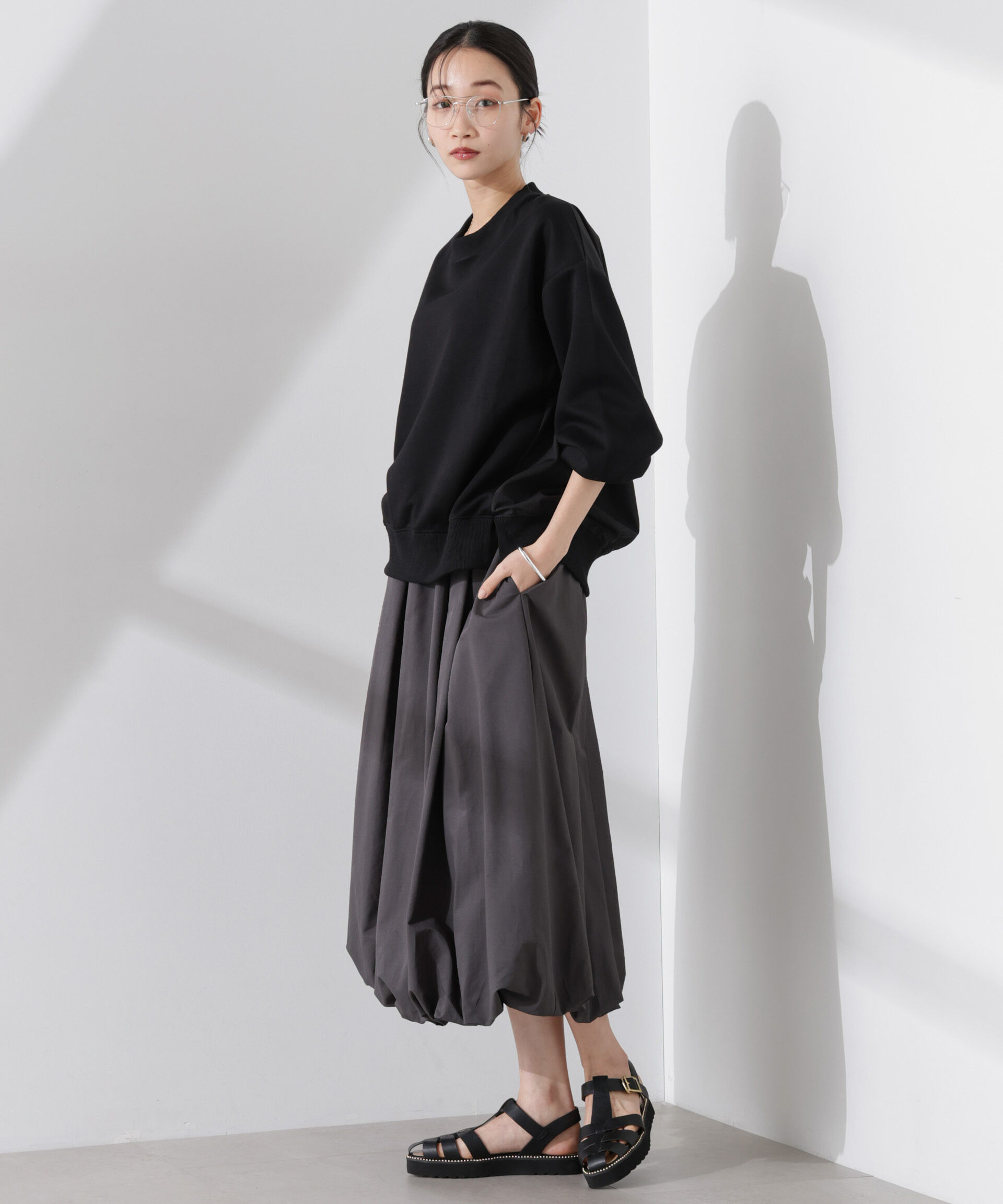 nano･universe「バルーンスカート」|スカート|