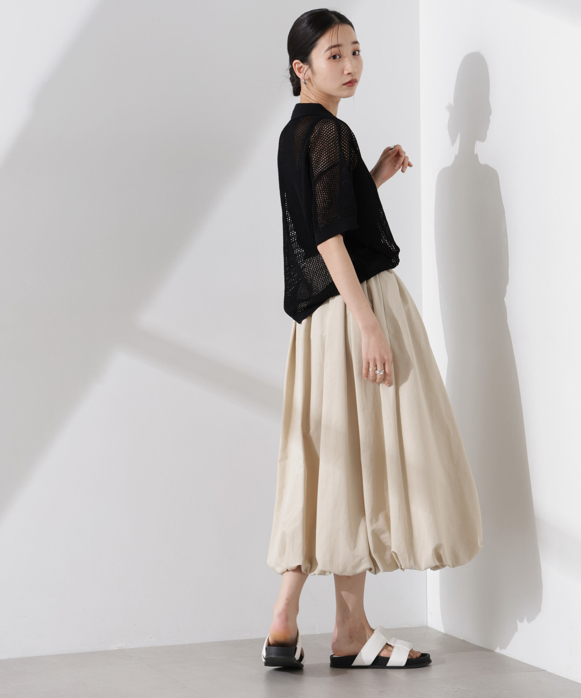 nano･universe「バルーンスカート」|スカート|