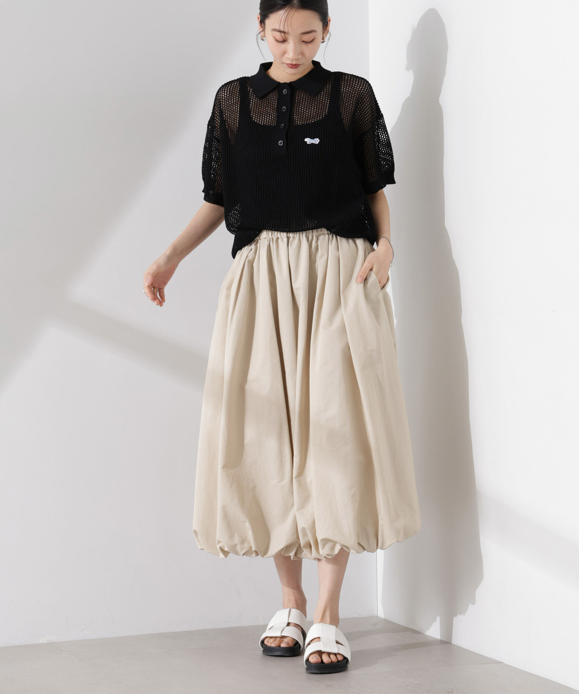 nano･universe「バルーンスカート」|スカート|