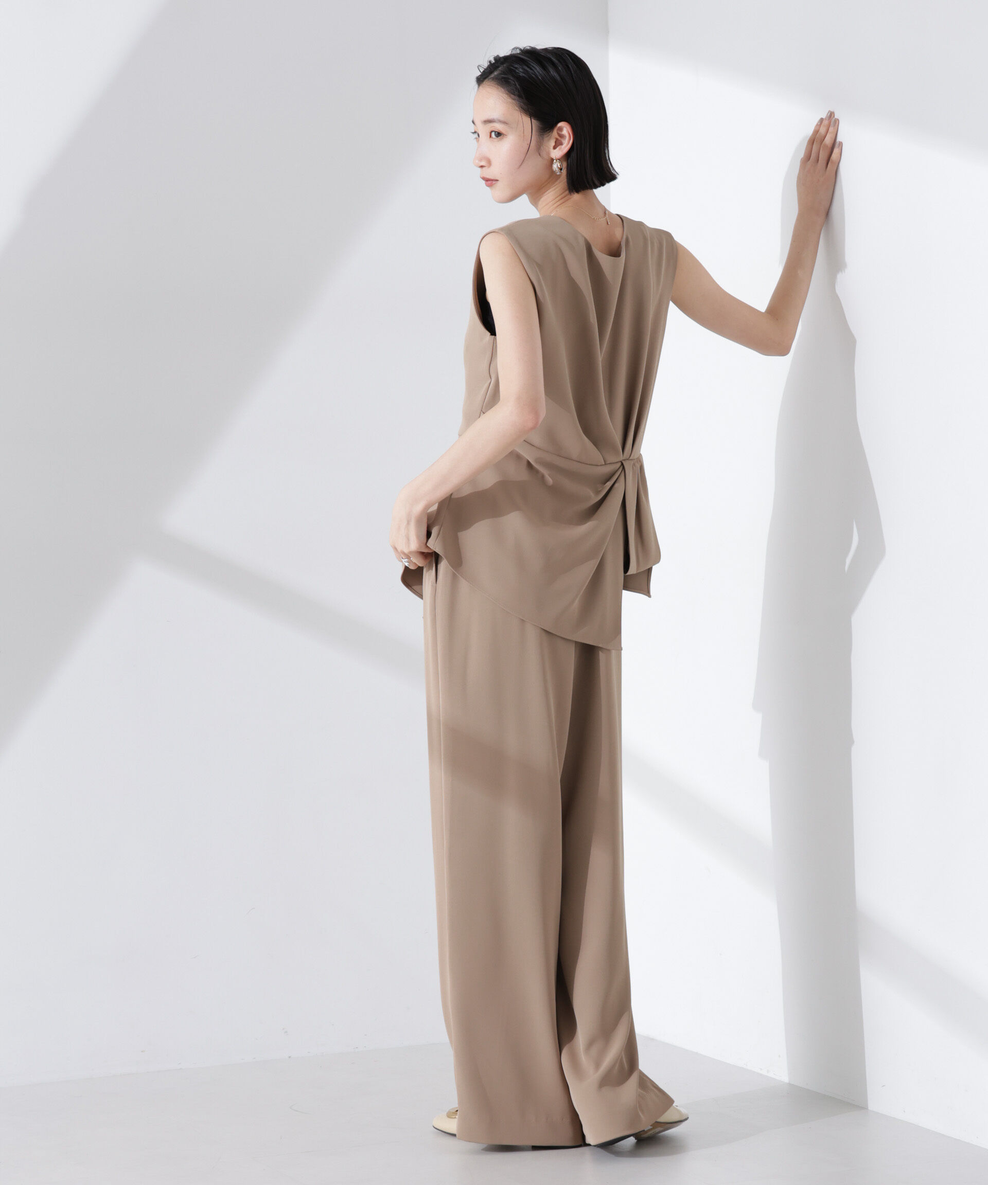 nano･universe「troisieme chaco/ダブルクロス 2WAYセットアップパンツ」|スーツ|