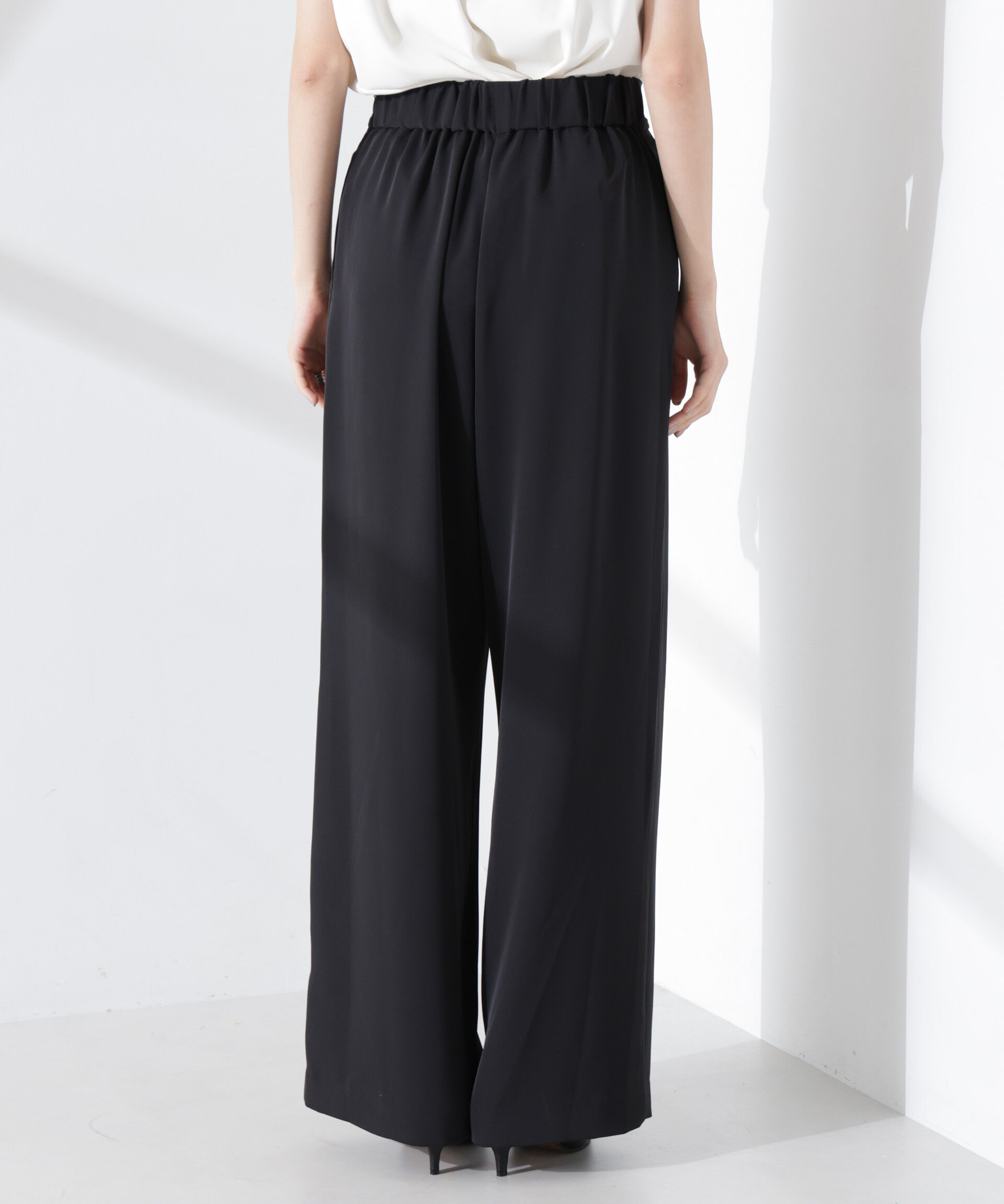 nano･universe「troisieme chaco/ダブルクロス 2WAYセットアップパンツ」|スーツ|