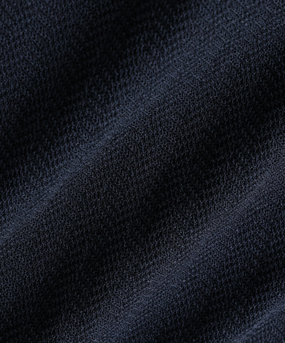 nano･universe「｢Damerino｣ヘリンボンポロシャツ/防シワ・吸水速乾・UVカット」|Tシャツ・カットソー|