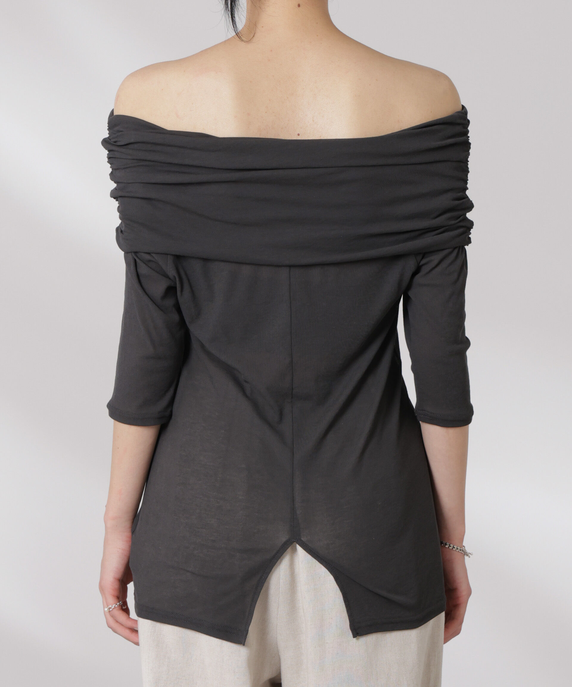 nano･universe「オフショルダーシアートップス」|Tシャツ・カットソー|