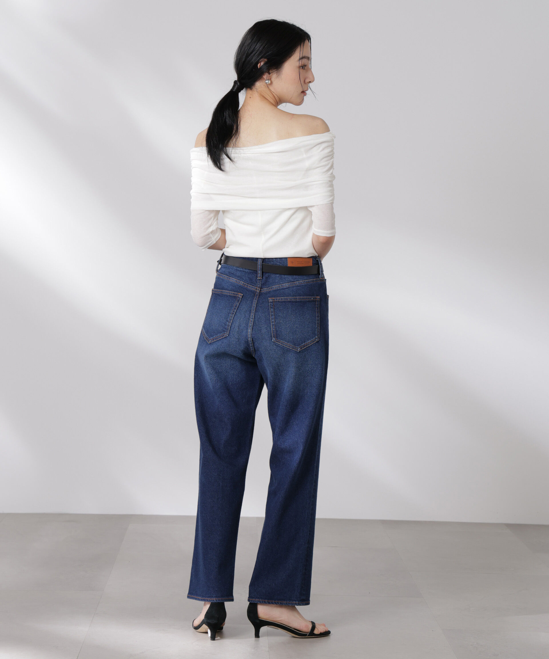 nano･universe「オフショルダーシアートップス」|Tシャツ・カットソー|