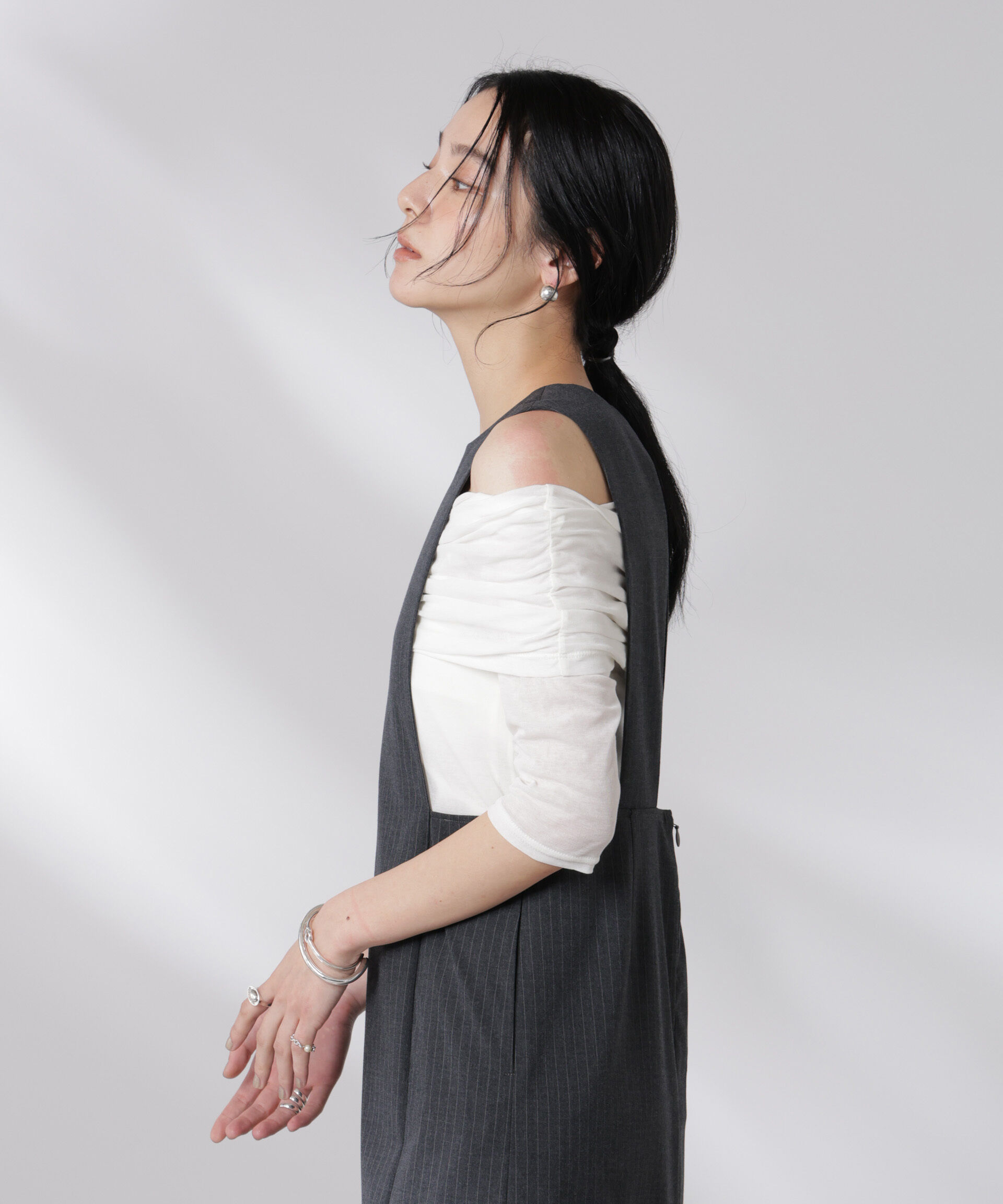 nano･universe「オフショルダーシアートップス」|Tシャツ・カットソー|