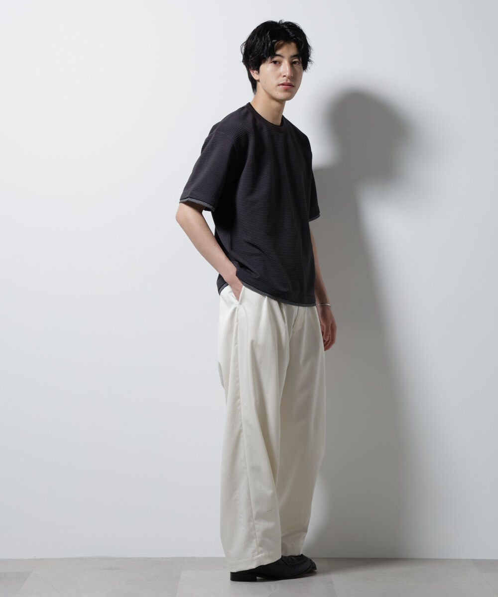 nano･universe「ガーターフェイクレイヤードTシャツ 半袖」|Tシャツ・カットソー|