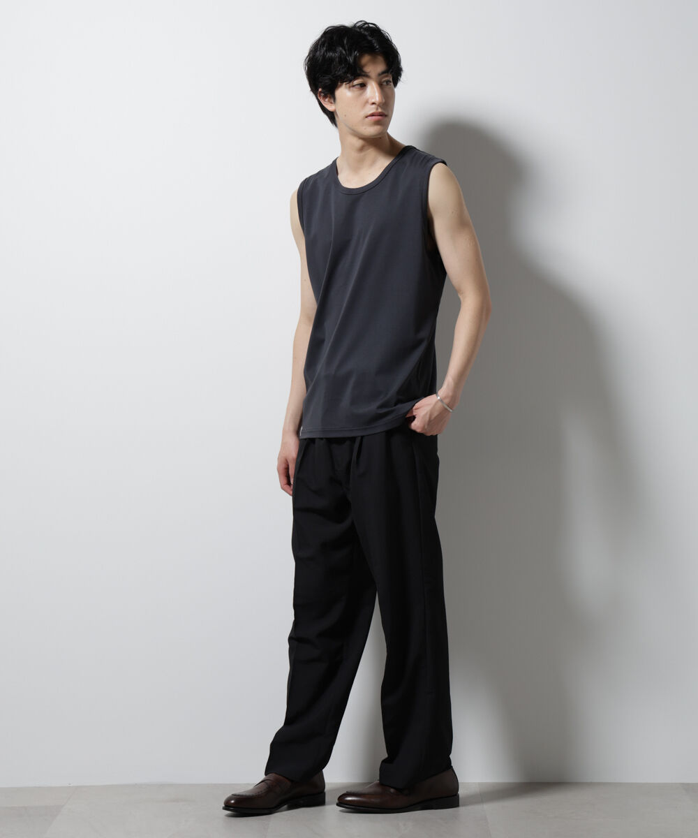 nano･universe「シルケットスムースノースリブプルオーバー」|Tシャツ・カットソー|