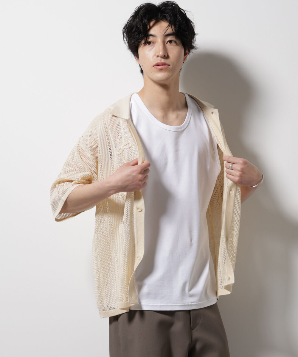 nano･universe「シルケットスムースノースリブプルオーバー」|Tシャツ・カットソー|