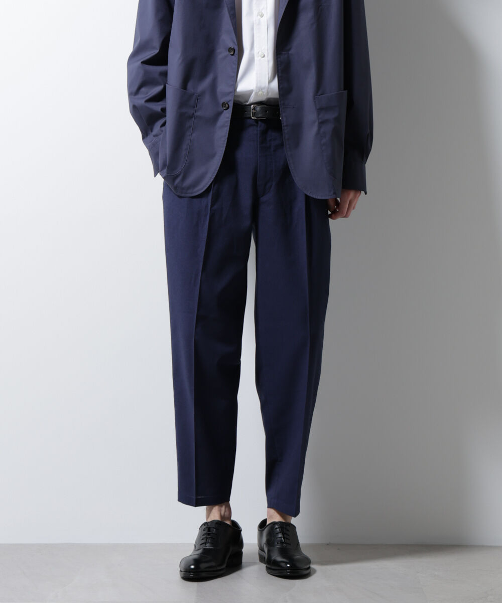 nano･universe「サイドシャーリング リネンパンツ」|チノ|