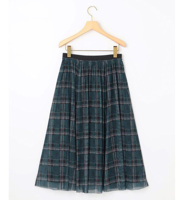 組曲「【WEB限定カラーあり】ツイードチェックチュールプリント スカート」|スカート|