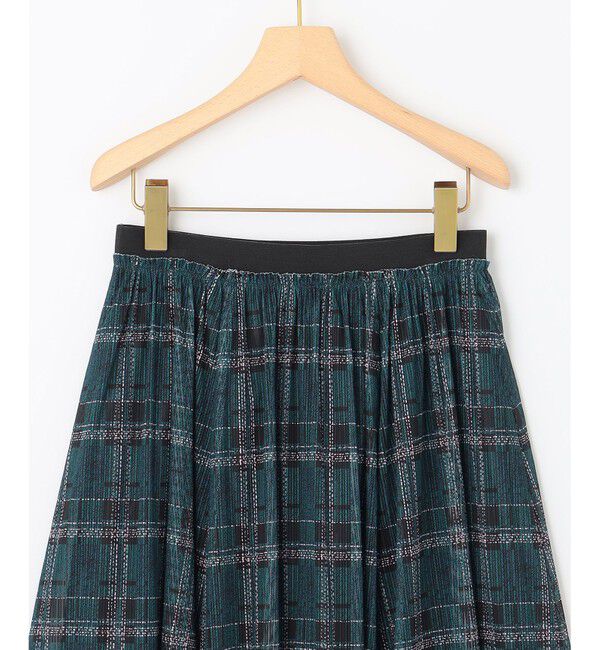 組曲「【WEB限定カラーあり】ツイードチェックチュールプリント スカート」|スカート|