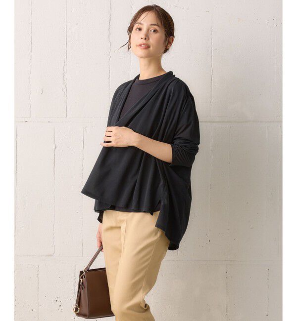 組曲「【WEB限定】シアーツイルジャージーショート カーディガン」|カーディガン|