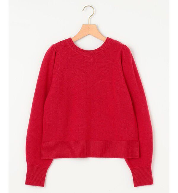 組曲「【8色展開・前後着用可】ウールカシミヤミックス パフスリーブ ニット」|ニット・セーター|