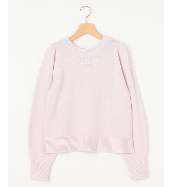 組曲「【8色展開・前後着用可】ウールカシミヤミックス パフスリーブ ニット」|ニット・セーター|