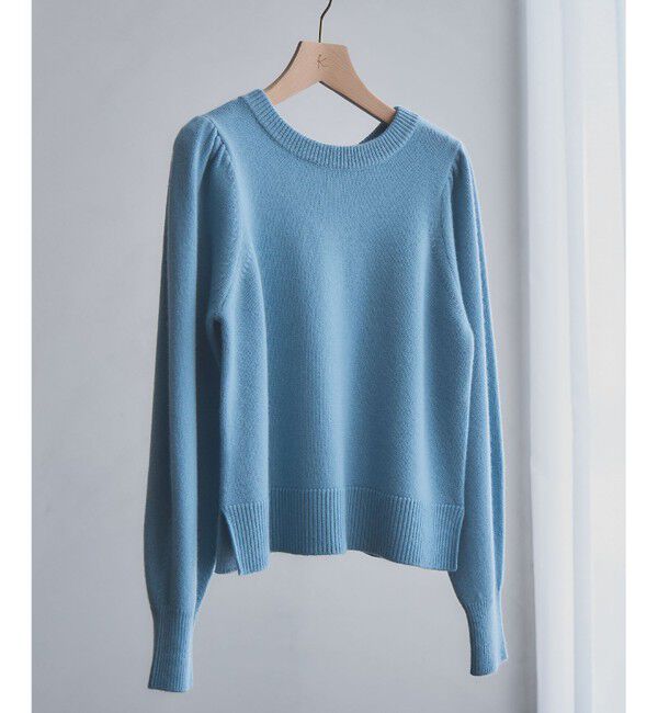 組曲「【8色展開・前後着用可】ウールカシミヤミックス パフスリーブ ニット」|ニット・セーター|