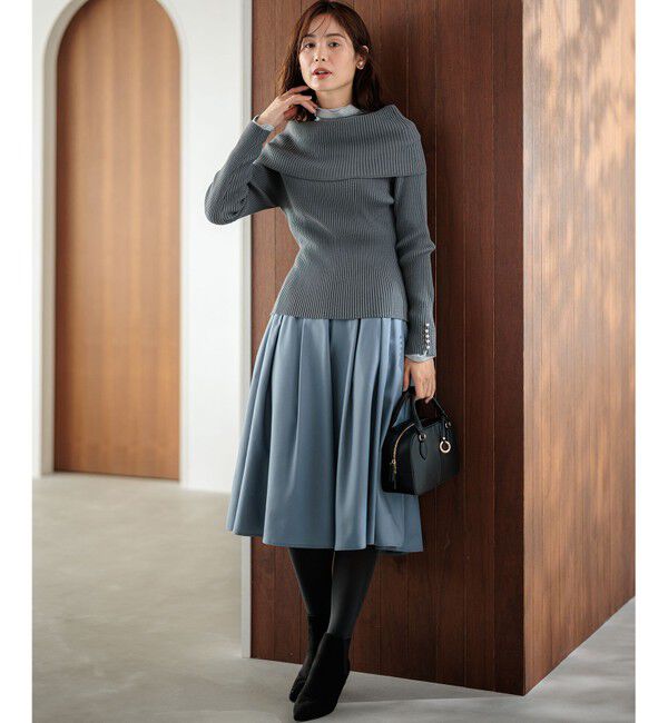 組曲「タックフレアカラースカート」|スカート|