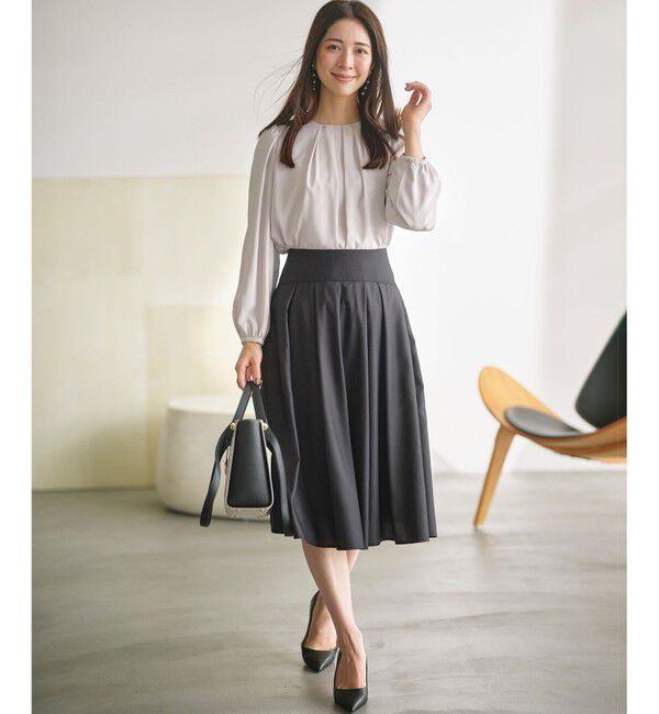 組曲「タックフレアカラースカート」|スカート|