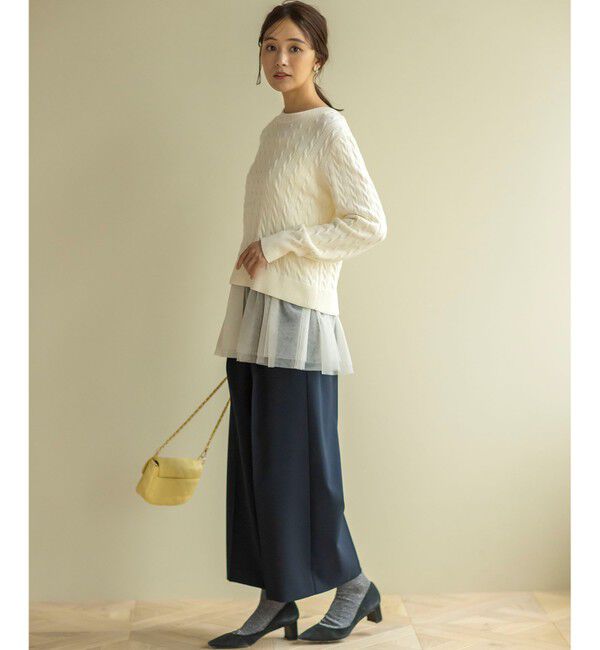 組曲「チュールレイヤードタンク」|タンクトップ|