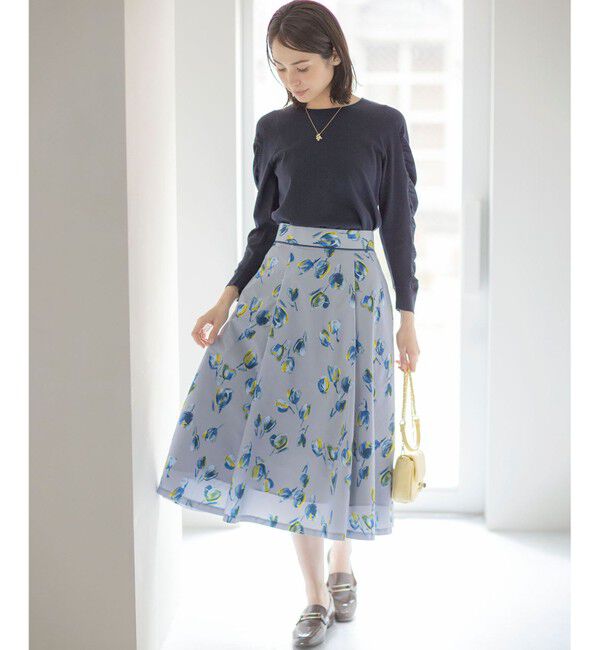 組曲「チューリッププリント フレアスカート」|スカート|