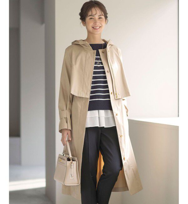 組曲「【WEB限定】3WAYギミックアウター」|トレンチコート|ベージュ系