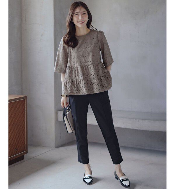 組曲「【ご好評につき追加生産！】ジョーゼットジャージースタイルアップ パンツ」|その他|