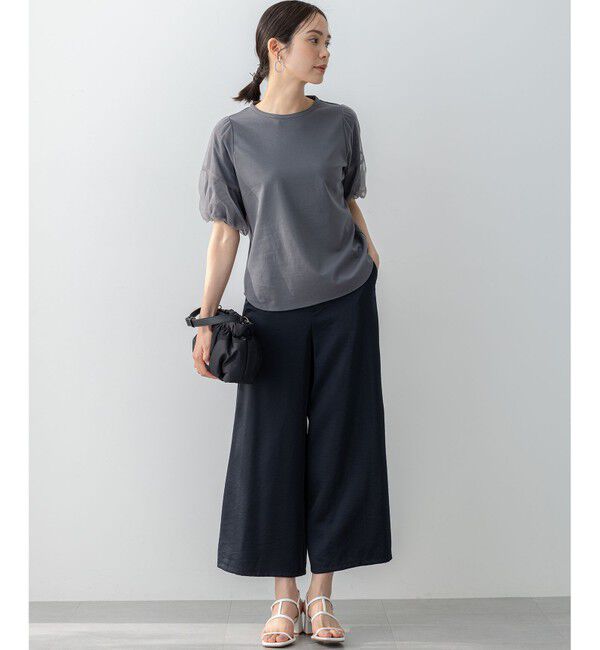 組曲「【WEB限定】チュールポンチドッキング Tシャツ」|Tシャツ・カットソー|