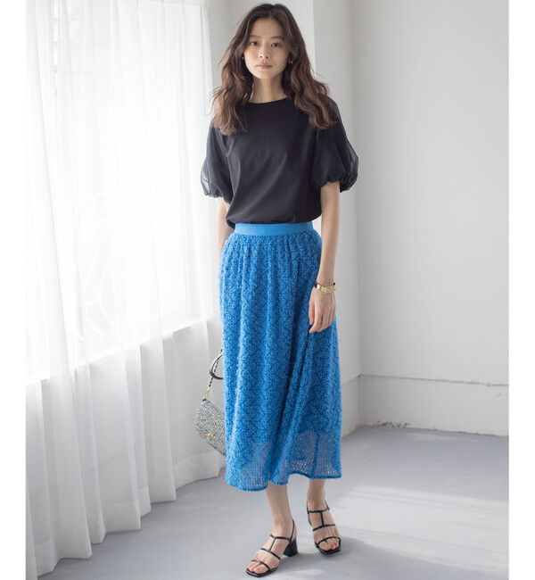 組曲「【WEB限定】チュールポンチドッキング Tシャツ」|Tシャツ・カットソー|