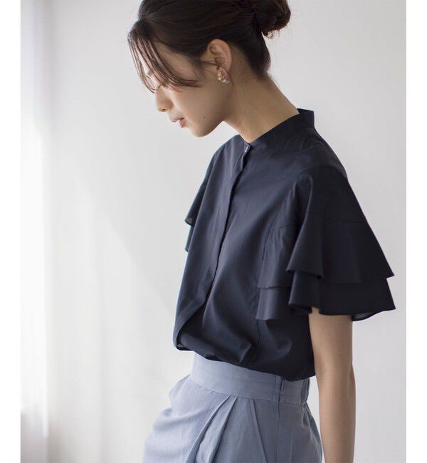 組曲「コットンレーヨンシャーティング ブラウス」|シャツ・ブラウス|