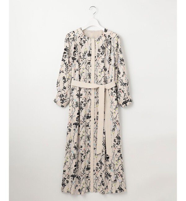 自由区「【WEB&一部店舗限定】ハーバルフロープリント8分袖 ワンピース」|ワンピース|