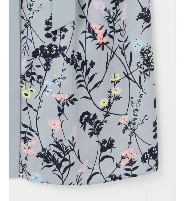 自由区「【WEB&一部店舗限定】ハーバルフロープリント8分袖 ワンピース」|ワンピース|