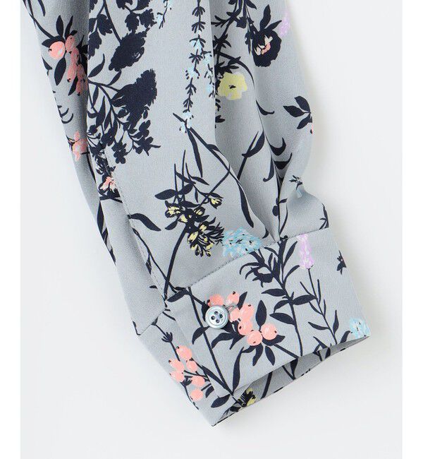 自由区「【WEB&一部店舗限定】ハーバルフロープリント8分袖 ワンピース」|ワンピース|