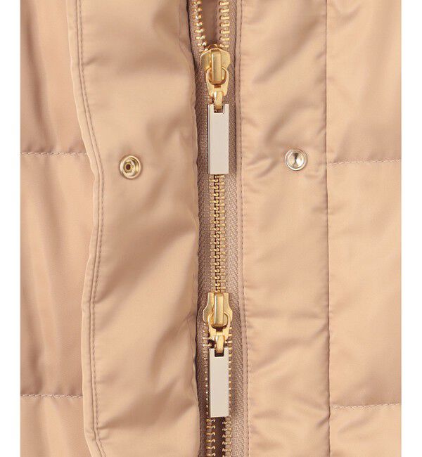 自由区「【撥水加工・洗える】ブライトダウンフード付き ダウンコート」|ダウン|