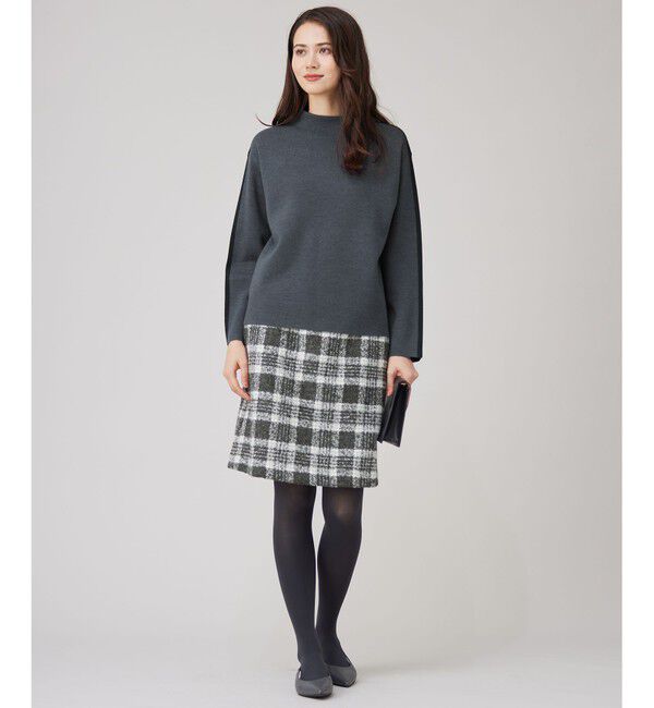 自由区「【セットアップ対応・洗える】ウールミラノボトルネック ニット」|ニット・セーター|