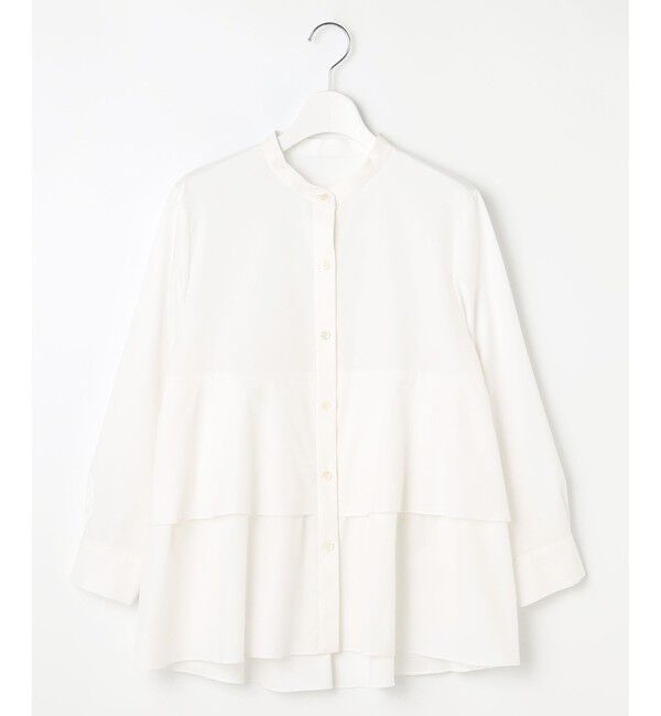 自由区「【洗える】コットンティアード ブラウス」|シャツ・ブラウス|