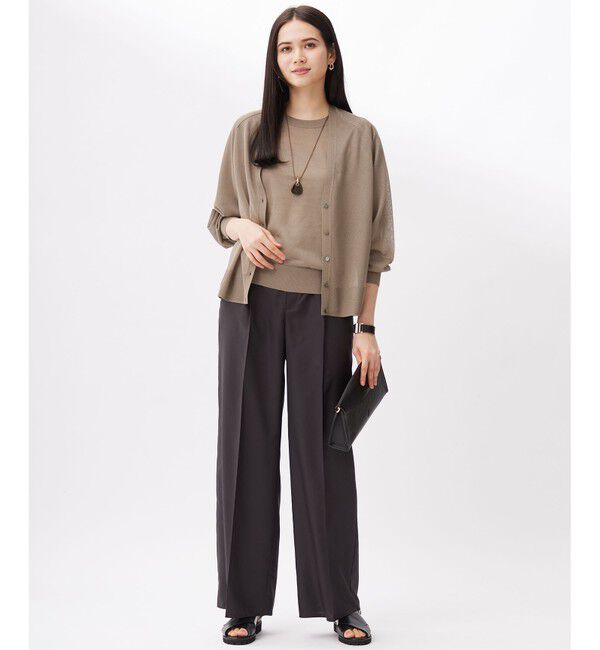 自由区「ブライトシアープルオーバー ニット」|ニット・セーター|