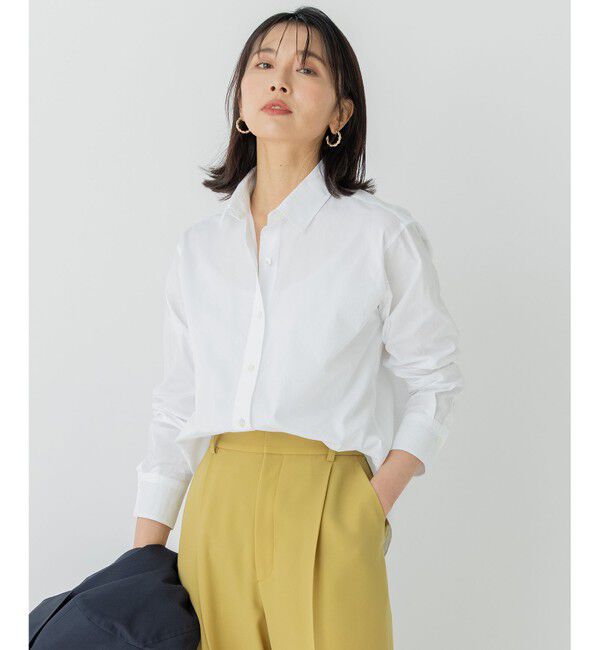 23区「【洗える】CANCLINI ベーシック シャツ」|シャツ・ブラウス|ホワイト系