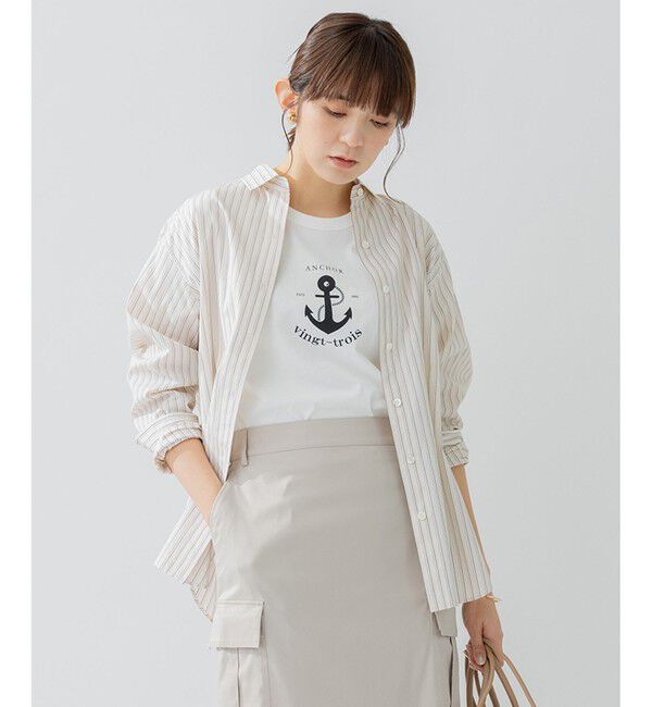 23区「【洗える】CANCLINI ベーシック シャツ」|シャツ・ブラウス|ｱｲﾎﾞﾘｰ&times;