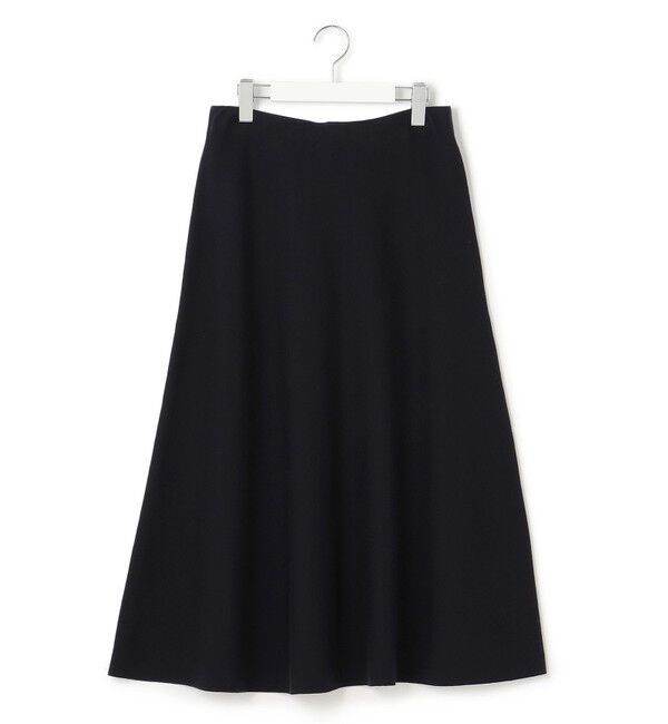 23区「【洗える】テンセルストレッチ フレア ニットスカート」|スカート|