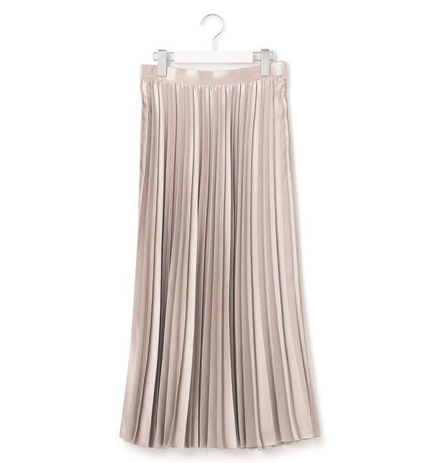 23区「【洗える】レザーライク プリーツスカート」|スカート|