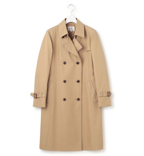 23区「コットンポリエステルギャバジン ロング トレンチコート」|トレンチコート|