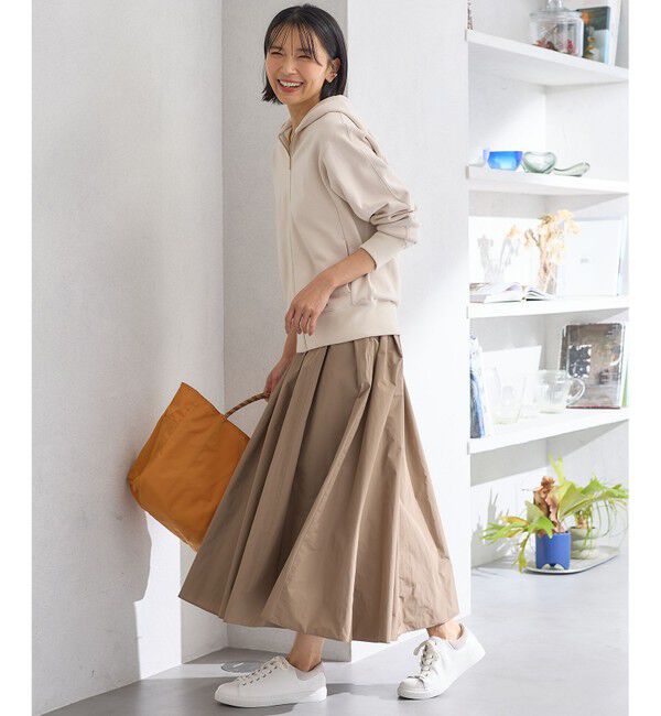 23区「【洗える】ルミエールタフタ フレアスカート」|スカート|