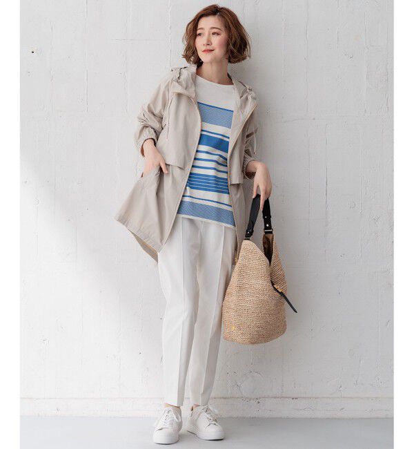 23区「【洗える/撥水加工】ナイロン2WAYストレッチ フーデットアウター」|その他|