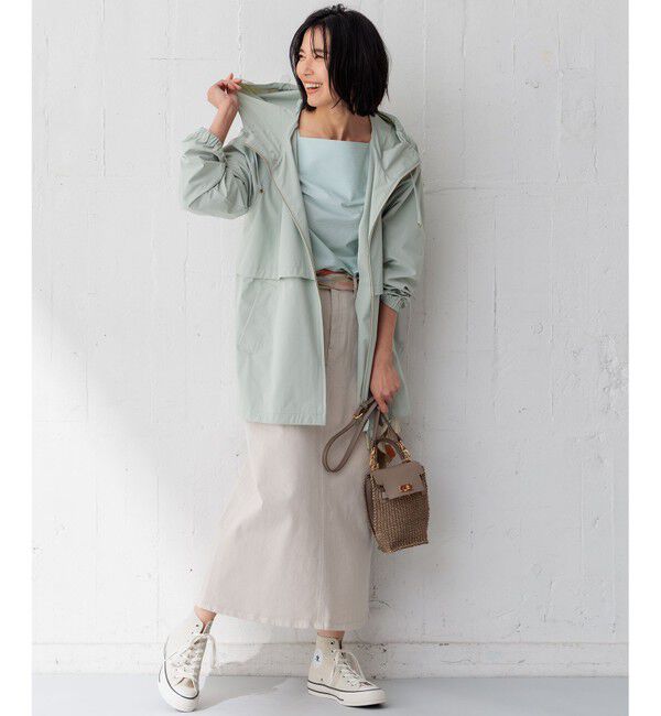 23区「【洗える/撥水加工】ナイロン2WAYストレッチ フーデットアウター」|その他|