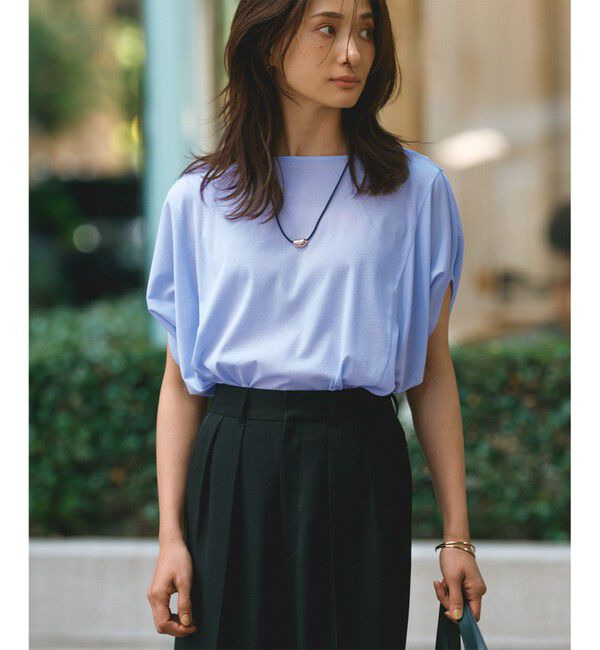 23区「【撥水加工/UVカット】キューティクルストレッチツイル ワイドパンツ」|その他|