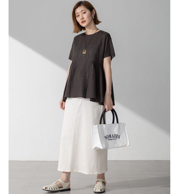 23区「【Oggi3月号掲載/新色追加/洗える】23区DENIM ストレッチ デニムスカート」|スカート|