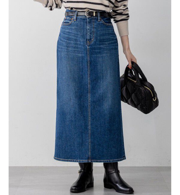 23区「【Oggi3月号掲載/新色追加/洗える】23区DENIM ストレッチ デニムスカート」|スカート|ｳｫｯｼｭﾄ