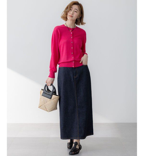 23区「【Oggi3月号掲載/新色追加/洗える】23区DENIM ストレッチ デニムスカート」|スカート|