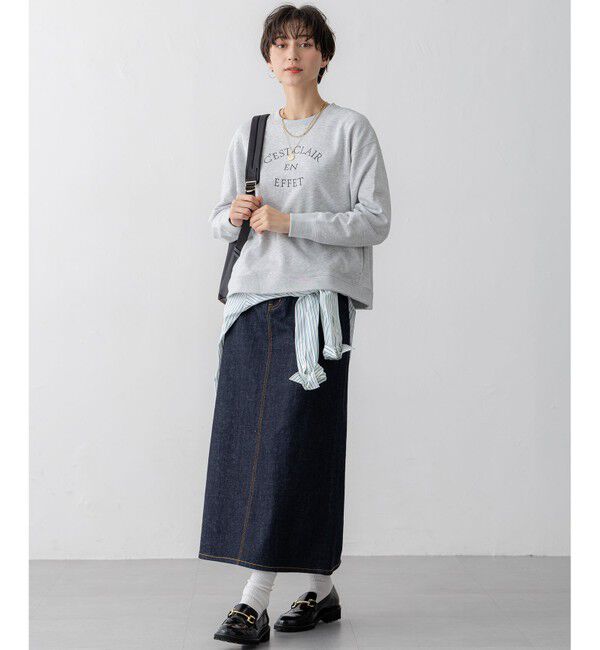 23区「【Oggi3月号掲載/新色追加/洗える】23区DENIM ストレッチ デニムスカート」|スカート|